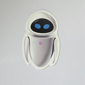 Eve from Wall-E sticker, skateboard sticker,  Disney,
